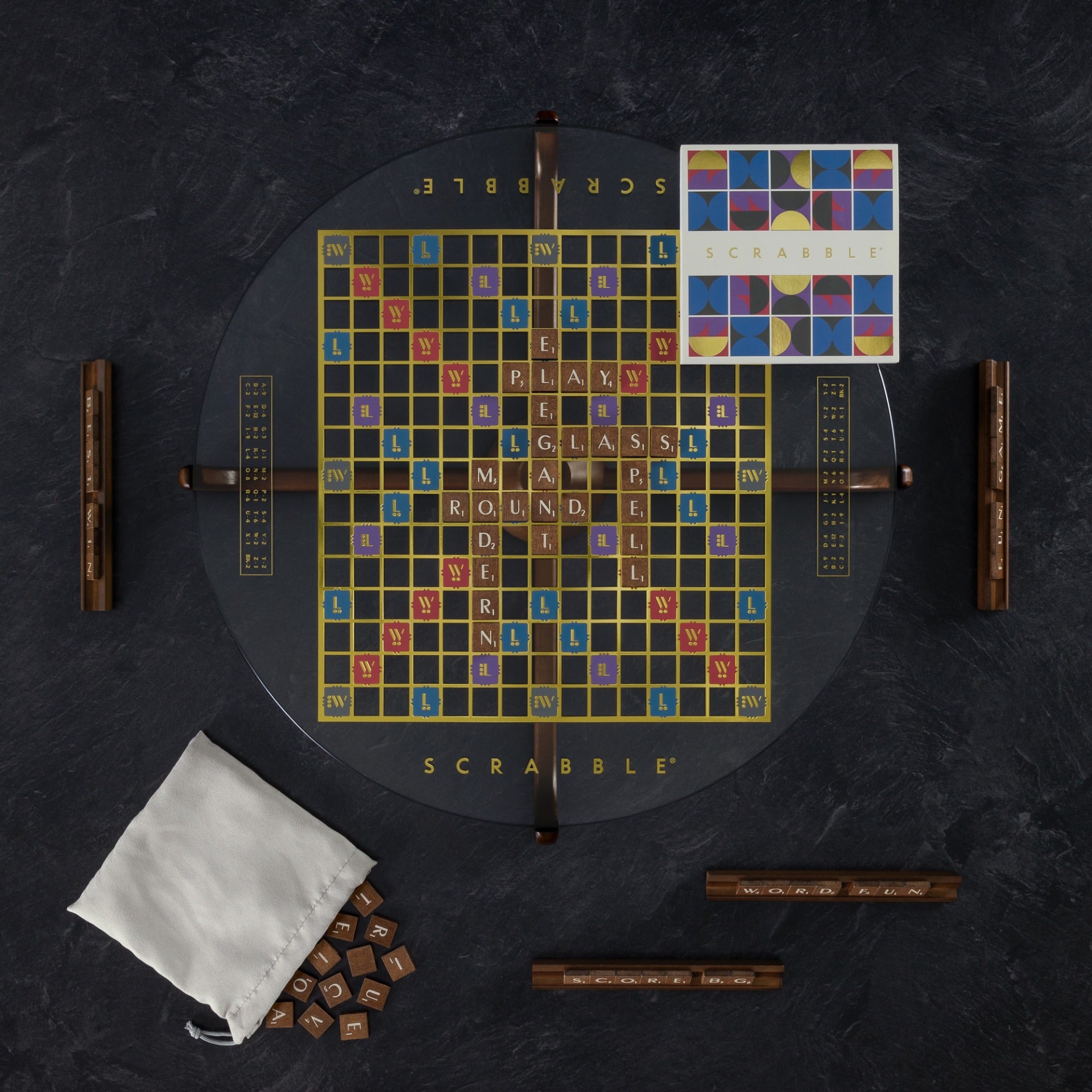 Scrabble Prisma Glass Edition Scrabble Prisma Glass Edition