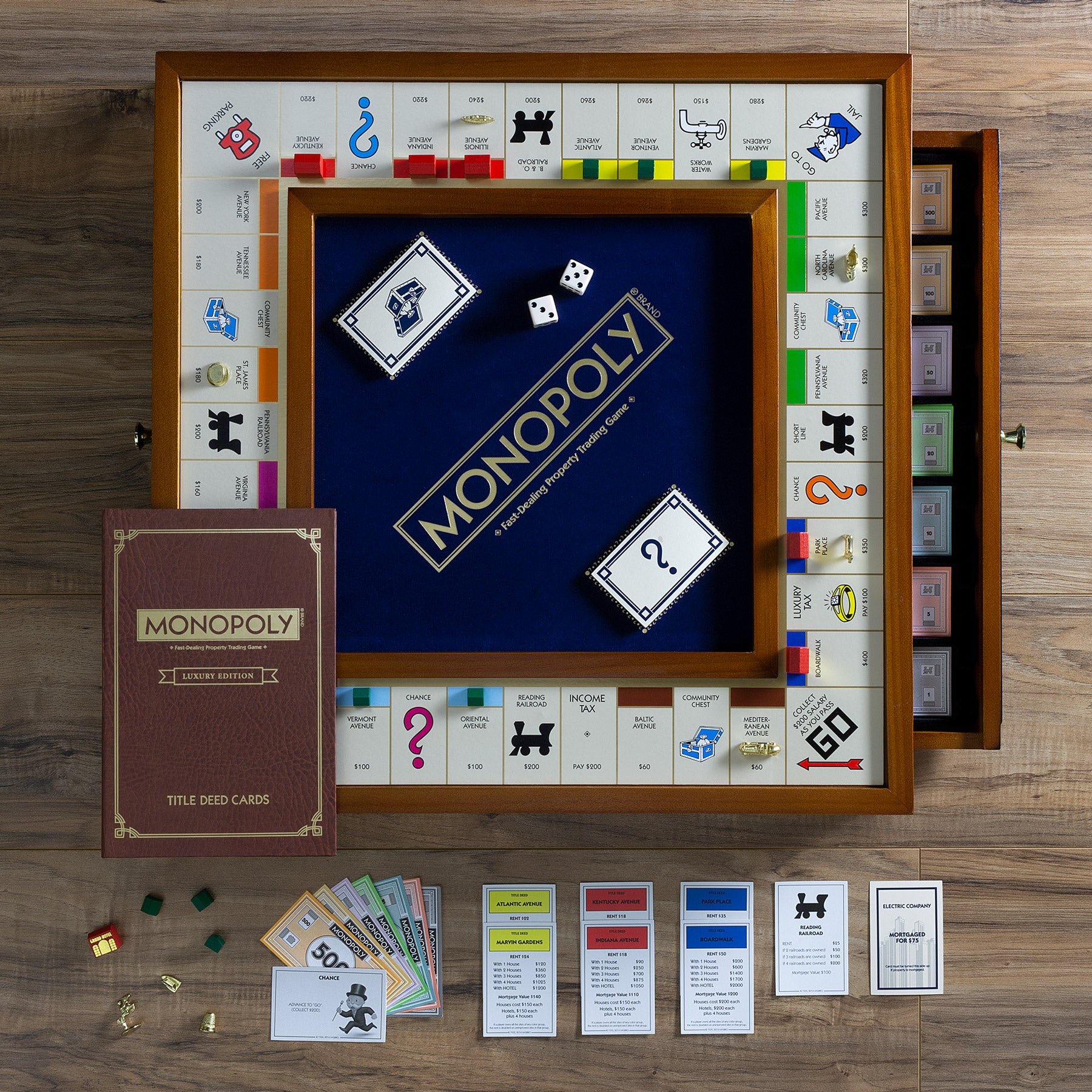 Monopoly Trophy Edition - Made in Wood