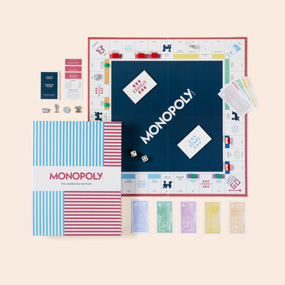 Monopoly Americana Deluxe Coffee Table Board Game