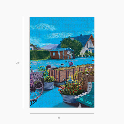 Canvas Classics Afternoon in Blue 500 Piece Puzzle B2B