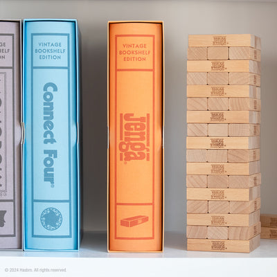 Jenga Vintage Bookshelf Edition