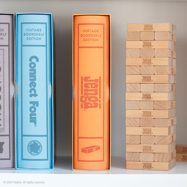 Jenga Vintage Bookshelf Edition