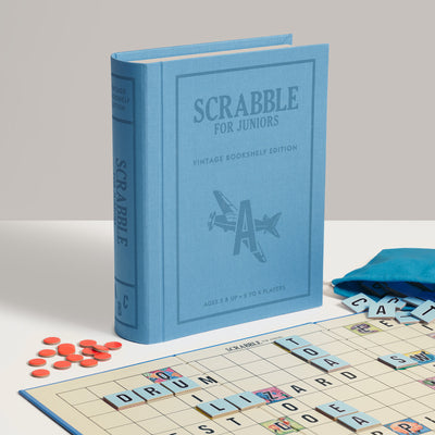 Scrabble for Juniors Vintage Bookshelf Edition