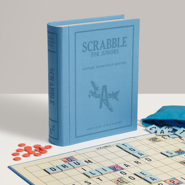 Scrabble for Juniors Vintage Bookshelf Edition