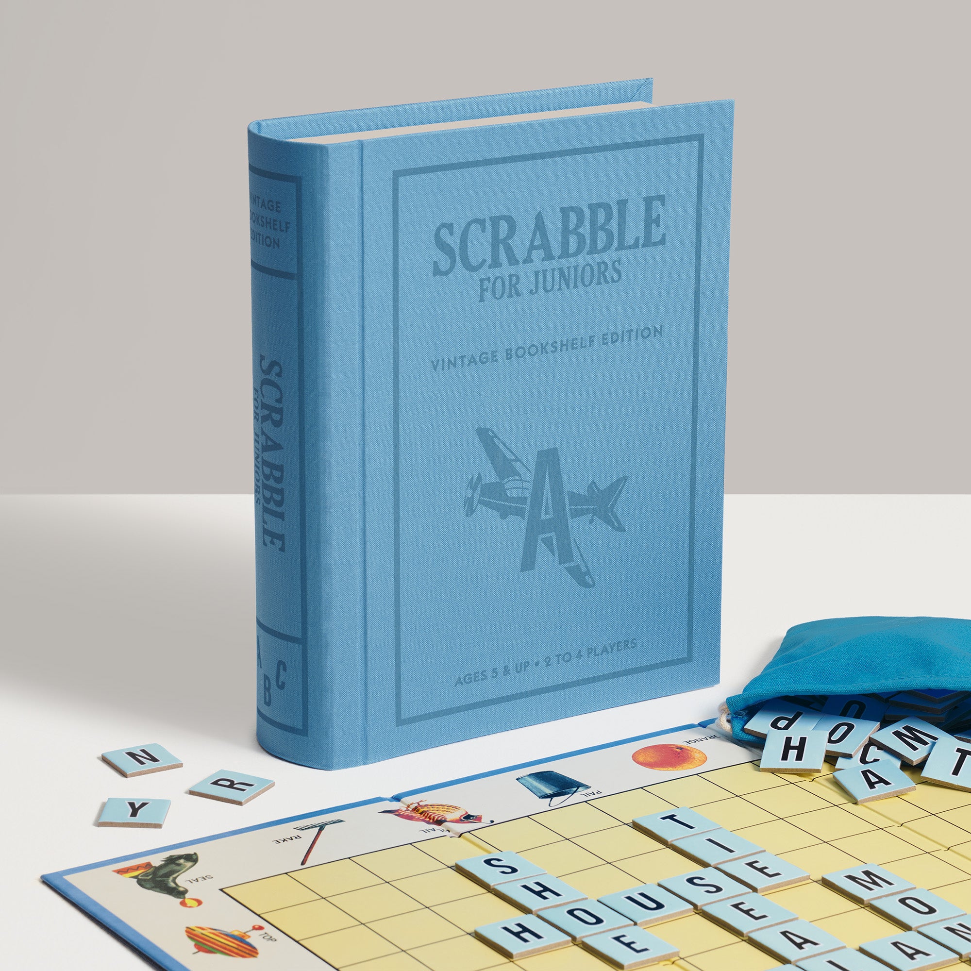 Scrabble for Juniors Vintage Bookshelf Edition – WS Game Company