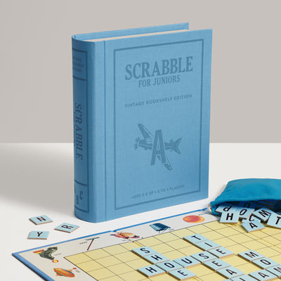 Scrabble for Juniors Vintage Bookshelf Edition
