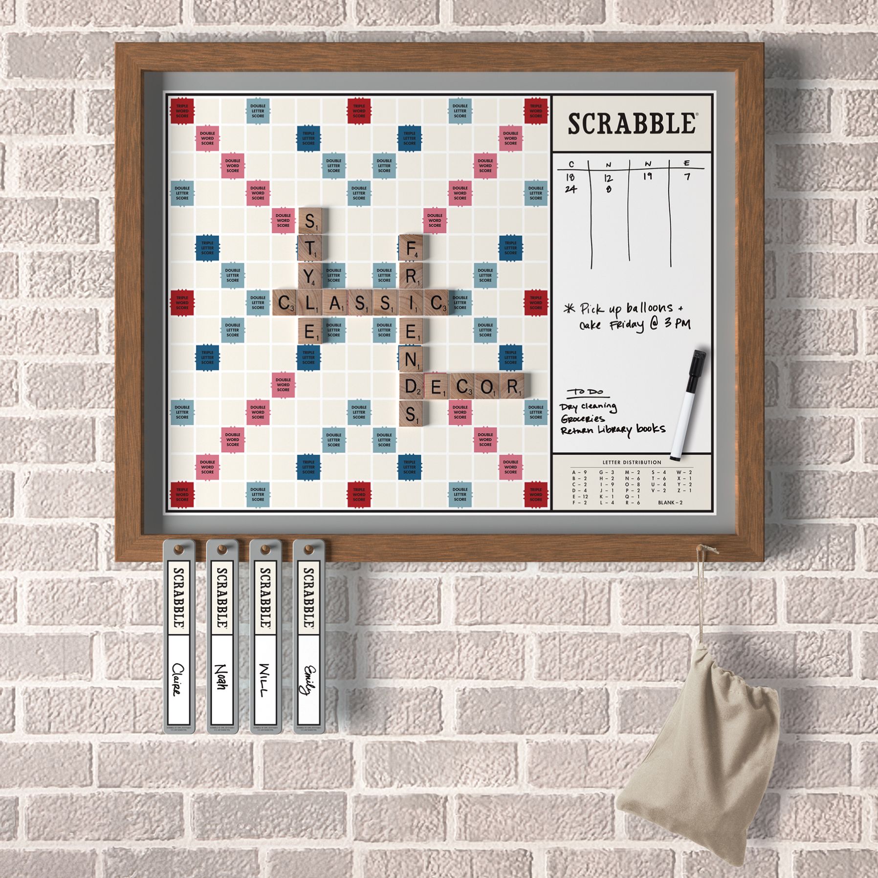 Scrabble Deluxe Travel Edition by WS Game Company