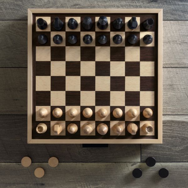 Chess & Checkers Maple Edition